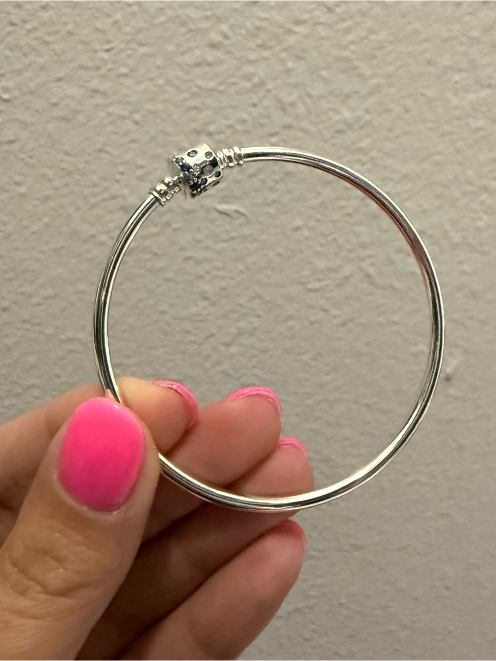 Pandora sparkling barrel clasp bracelet - Picture 5 of 6